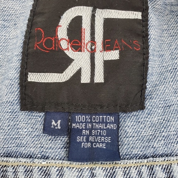 Rafaella Women's Medium Blue Denim Jean Vest - Picture 2 of 10